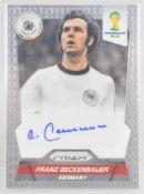 Panini Prizm 2014 World Cup Franz Beckenbauer autograph/signature football trading card, S-FB.
