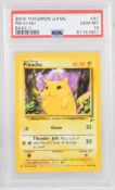 Pokémon 'Pikachu' Base 2 87/130 trading card, 2000 Pokémon Game, PSA graded 10, GEM MT, 61141691.