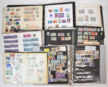 Collection of world stamps in 30+ albums, wide range of countries included, also Stanley Gibbons