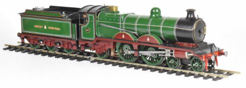 Paul Forsyth Great Central Railway gauge 1 meths fired live steam 4-4-2 tender locomotive, number