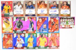 Panini Prizm 2014 World Cup football trading cards comprising twelve colour variants and five