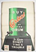 Buy Castrol by the Drum vintage or classic car interest poster, 74 x 49 cm