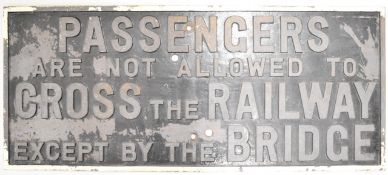 Great Western Railway vintage passengers are not allowed to cross the railways except by the