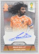 Panini Prizm World Cup 2014 Ruud Gullit autograph/signature football trading card, S-RG.