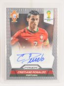 Panini Prizm World Cup 2014 Signature Cristiano Ronaldo autograph/signature football trading card,