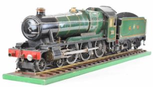 3½ inch gauge LBSC 1000 GWR 4-6-0 County of Glamorgan live steam locomotive. The copper boiler