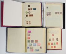 Three albums of Great Britain and Commonwealth stamps, Queen Victoria to Queen Elizabeth II