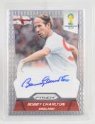 Panini Prizm World Cup 2014 Bobby Charlton autograph/signature football trading card, S-BC.