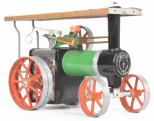 Mamod TE1A live steam traction engine with lever reverser and whistle with pull chain