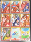 Panini Prizm 2014 World Cup football trading card set appearing complete, yellow red pulsar variant,