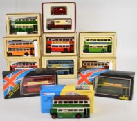 Eleven Corgi and Solido diecast model buses to include Guy Arab 97203, Sunbeam W Utility