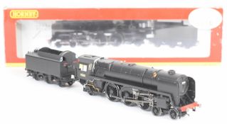 Hornby 00 gauge model railway BR black Britannia locomotive, 70000, 4-6-2, collector centre special,