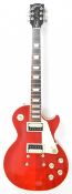 Gibson Les Paul Classic electric guitar in red finish with rosewood fretboard, pearlescent inlays