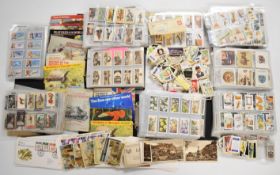 [Cigarette cards] Large collection of cigarette and other cards including Player's, Wills's,