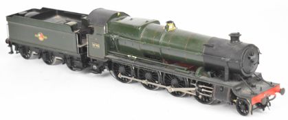 Masterpiece Models 0 gauge BR green Night Owls model railway locomotive and tender, 4703, 2-8-0.