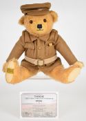 Merrythought for Danbury Mint Tommy - The World War I Centenary Bear in officers uniform with cap,