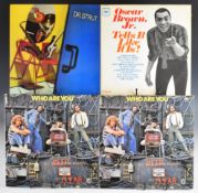 Eclectic mix of thirty three Indie / Rock / Pop / Hip Hop / Soul etc LPs including two The Who,