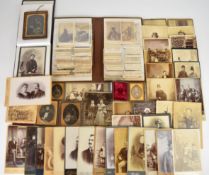 [Local Interest Photography] Approximately 140 largely Victorian or Edwardian carte visite and