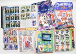 A collection of Topps, Panini and similar football trading cards and related items to include signed