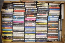 One hundred and fifteen cassette albums, approximately half Heavy Rock / Hard Rock / Rock the