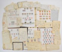 Collection of stamps of Italian colonies in album, stockbook and on album pages, including selection