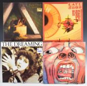 Approximately thirty five Rock / Prog / Pop etc LPs, including King Crimson In The Court of King
