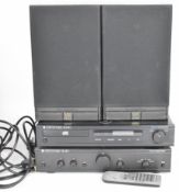 Cambridge Audio Hi-Fi separates comprising A300 integrated amplifier and D100 CD player, with