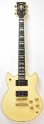 Yamaha SG 1000-24 electric guitar in cream or off-white finish with ebony fretboard, pearlescent