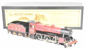 Bassett-Lowke 0 gauge live steam LMS Mogul model railway locomotive and tender, 2945, 2-6-0, limited