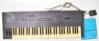 Ensoniq SQ1 'Personal Music Studio' 61 note keyboard/synthesizer, with power lead, expression