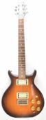 Washburn Raven electric guitar in tobacco sunburst finish with rosewood fretboard, pearlescent