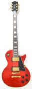 Bad Cat Instruments Custom Unicorn Les Paul style electric guitar in cherry red finish with rosewood