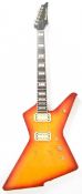 Ibanez Destroyer II electric guitar in cherry sunburst finish, made in Japan,1982 serial no.