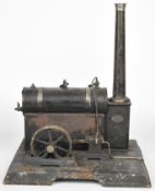 Marklin live steam engine with single cylinder slip eccentric engine and brass name badge to
