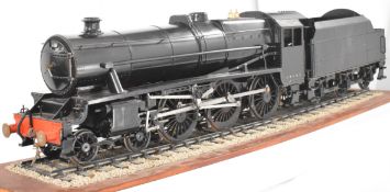 Modelworks 5 inch gauge kit built LMS 4-6-0 black 5 live steam locomotive. The copper boiler