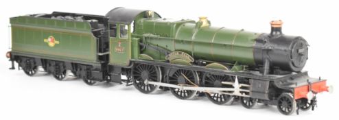 San Cheng 0 gauge BR green Guild Hall model railway locomotive and tender, 5297, 4-6-0.