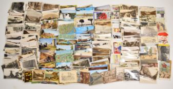 Over 500 vintage and other postcards, mostly topographical to include views around Clovelly,