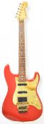 Tokai Custom Edition SD653 Stratocaster style electric guitar in lipstick red finish with rosewood