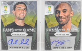 Panini Prizm 2014 World Cup - Kobe Bryant and Andrew Luck 'Fans of the Game' autograph/signature