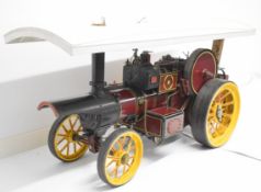 Exhibition quality Thetford Town live steam 2 inch scale Burrell showman's road locomotive or engine
