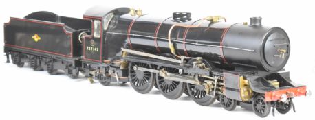 LBSC Fayette British Railways 2½ inch gauge live steam 4-6-2 tender locomotive. The copper boiler