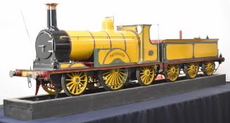 Exhibition standard 7¼ inch gauge live steam LB&SCR G class 2-2-2 tender locomotive Petworth built