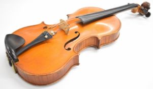 George Charles Fillion violin labelled 'G.Fillion, Scholar of W. Hill & Sons, No. 72, Anno 1907'