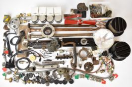 Austin Seven parts to include two 22 ½ and one 23 ½ inch halfshafts, four speed clutch release