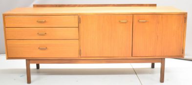 Retro mid-century modern teak sideboard, W170 x D46 x H74cm