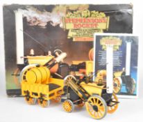 Hornby 3½ inch gauge Stephenson's Rocket gas fired live steam locomotive and tender, length