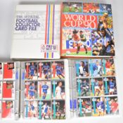 Three Pro Set Football Association trading card sets comprising two 1990/91 (compete and near