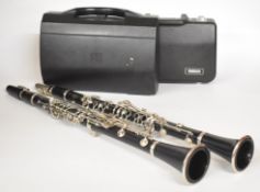 Two clarinets by Yamaha and Buffet Crampon & Cie, both in fitted cases.