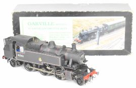 Oakville Models 0 gauge model railway kit built BR black class 61 Prairie tank engine, 41243, 2-6-2,
