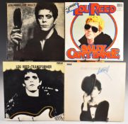 Nine Lou Reed LPs comprising Coney Island Baby, Sally Can't Dance (France), The Bells, Live Take